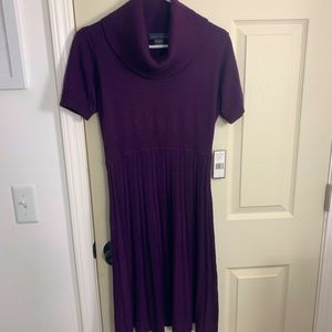 Purple Sweater Dress